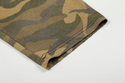 Camouflage Oversize Long Sleeve T-shirt WN28085