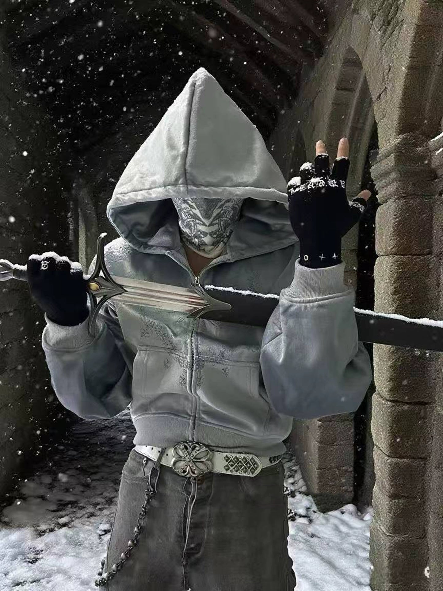 Wizard Hat Velvet Zipper Hoodie WN20916