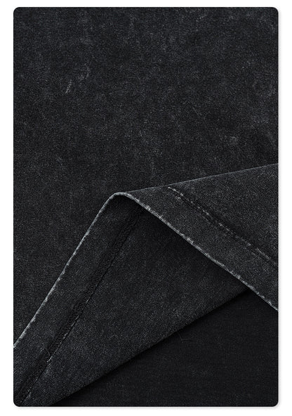 Water Washed Print Long Sleeve T-Shirt WN7883