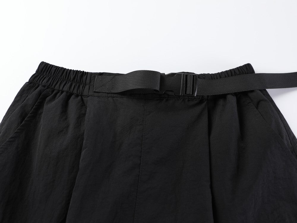 Utility 3D Pocket Wide Leg Cargo Half Pants WN27888