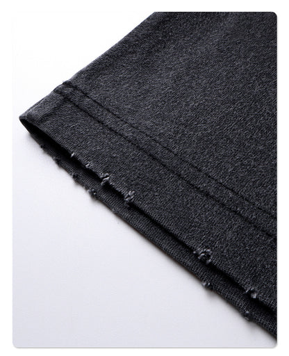 Oversize Washed Pure Cotton Long Sleeve T-Shirt WN10008