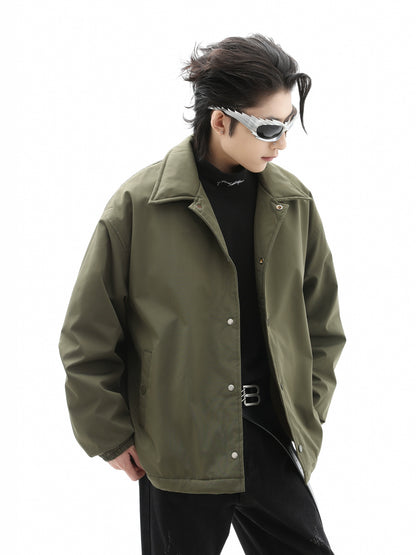 Thickened Polo Collar Jacket WN10451