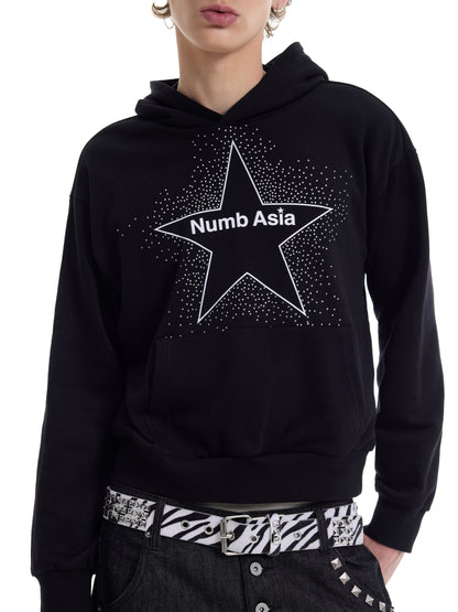 Star Logo Print Hoodie WN27207