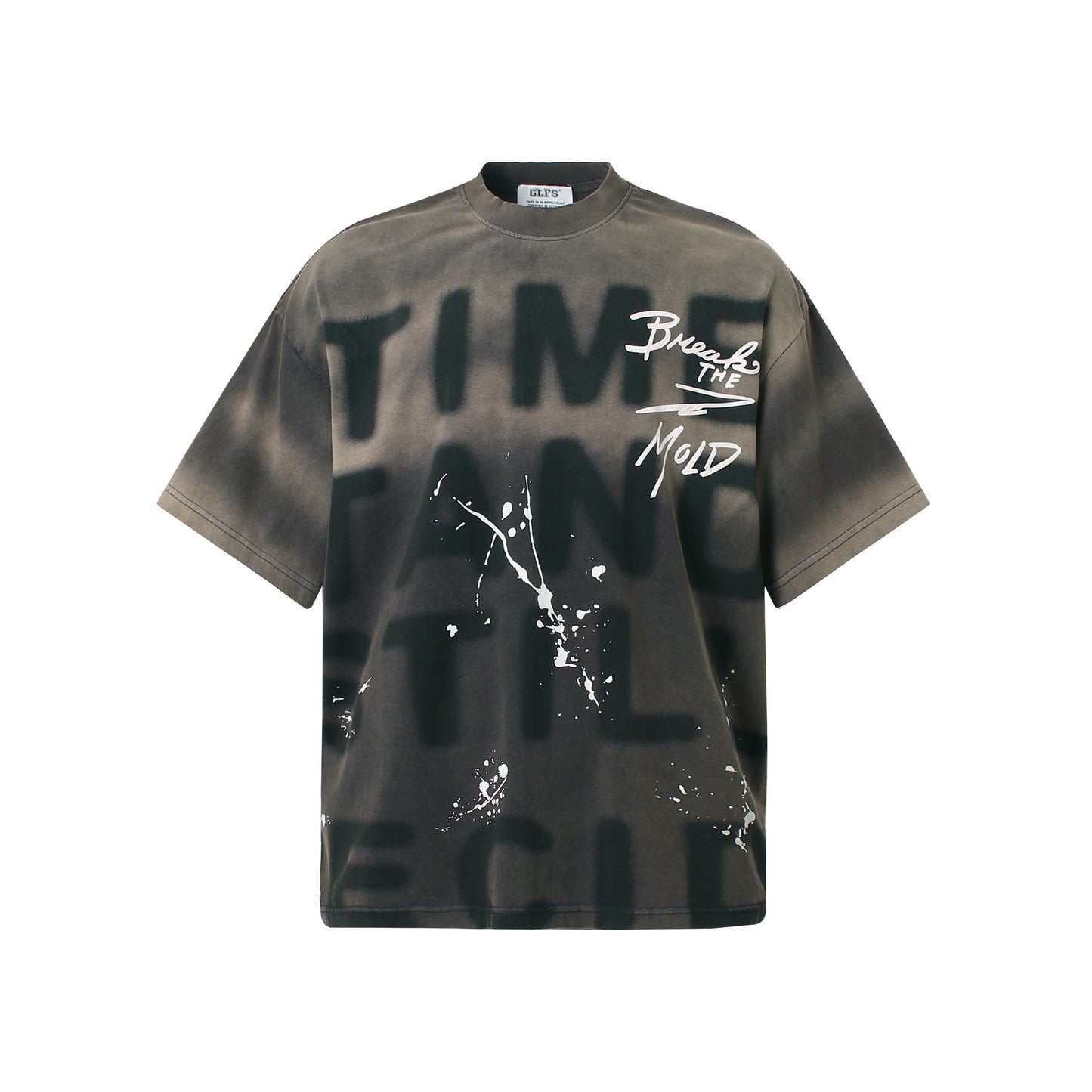 Washed Gradient Oversize Short Sleeve T-Shirt WN25833