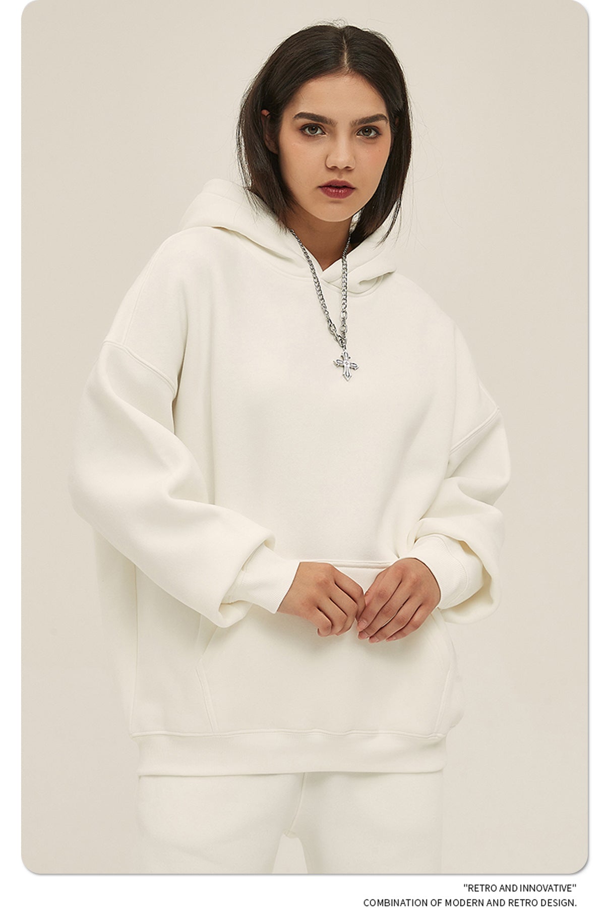 Oversize Heavyweight Hoodie & Heavyweight Sweatpants Setup WN6638-K
