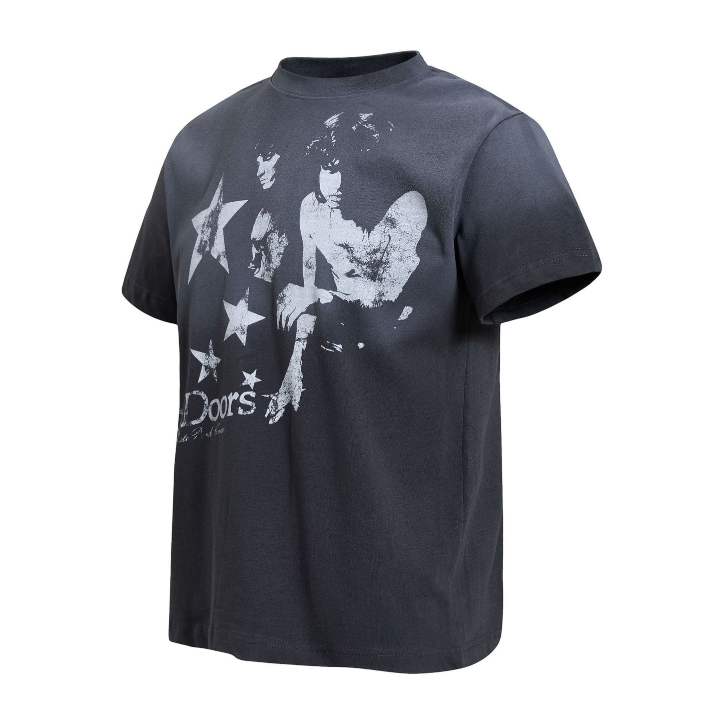 Portrait Print Short Sleeve T-Shirt WN25972