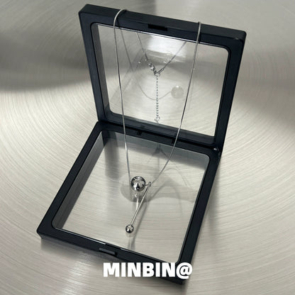 Snake Bone Bead Necklace WN19216