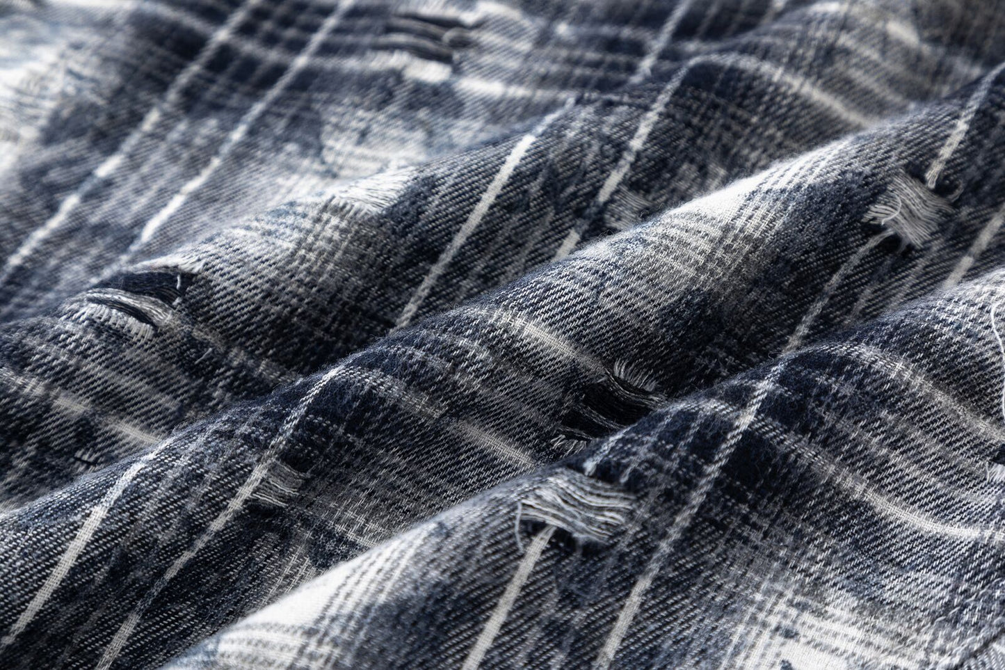 Plaid Design Long Sleeve Shirt WN15482