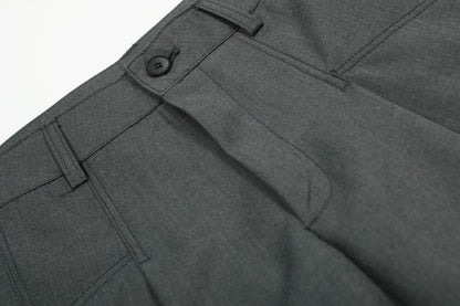 Deconstruction Pleats Draped Wide Leg Trousers WN25894
