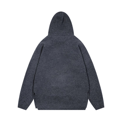 Oversize Knit Hoodie WN11552