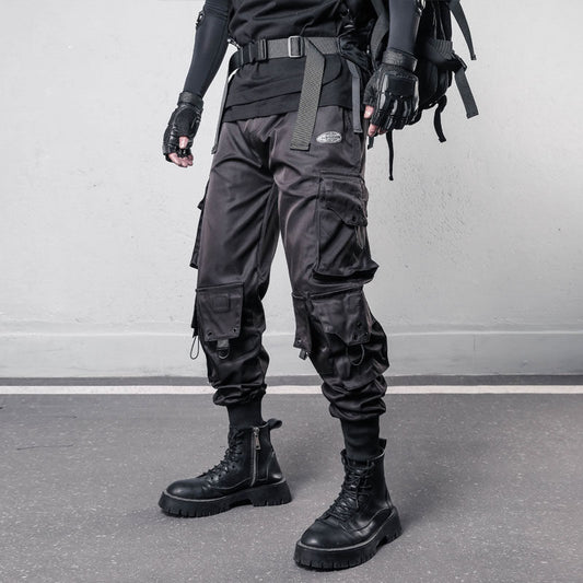 Functional Multi-Pocket Tactical Cuffed Cargo Pants WN22500