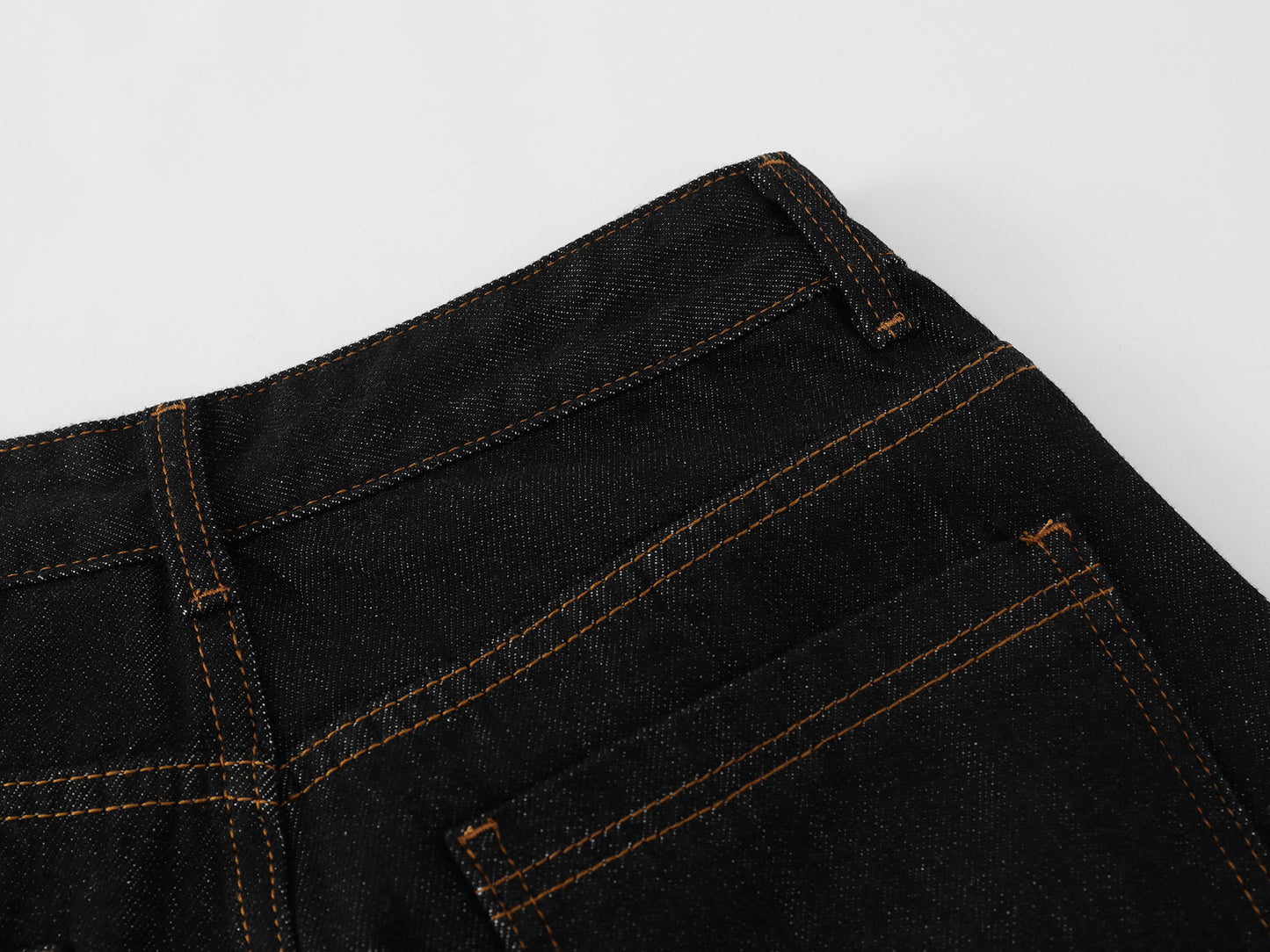 Embroidery Wide Leg Half Denim Jeans Pants WN26089