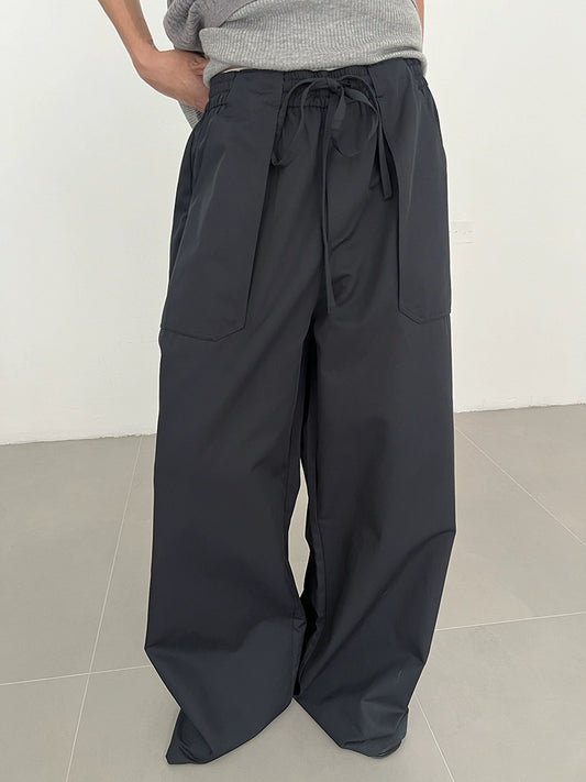 Drawstring Pocket Design Pants WN21542