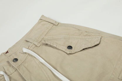 Drawstring Cargo Wide Leg Pants WN25928