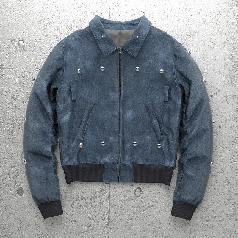 Cropped Detachable Fake Fur Collar Nylon Puffer Jacket WN27088