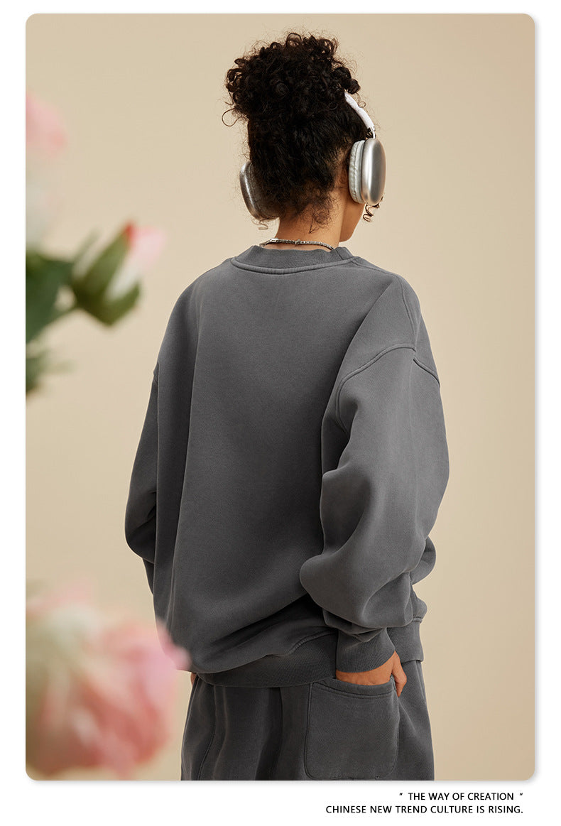 Oversize Washed Sweatshirt WN6028