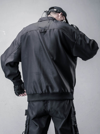 Fake Layered Oversize Tactical Jacket WN22390