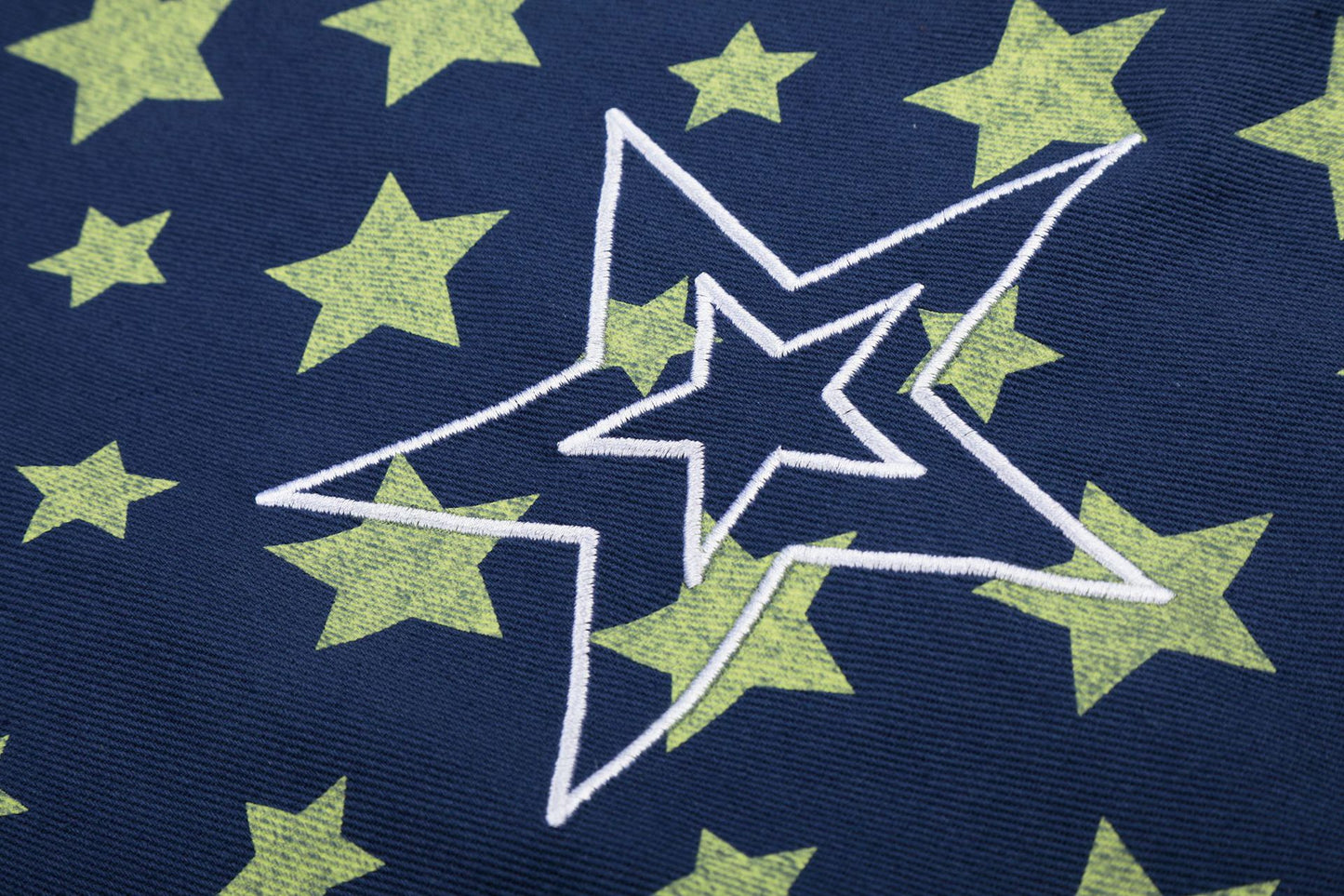 Star Print Denim Half Jeans WN25801
