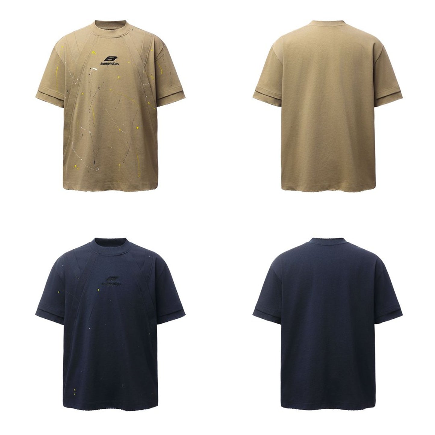 Paint Splash Short Sleeve T-Shirt WN26796