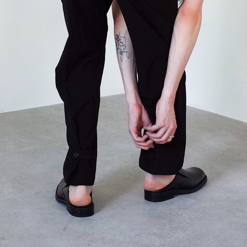 Adjustable Hem Straight Trousers WN21607