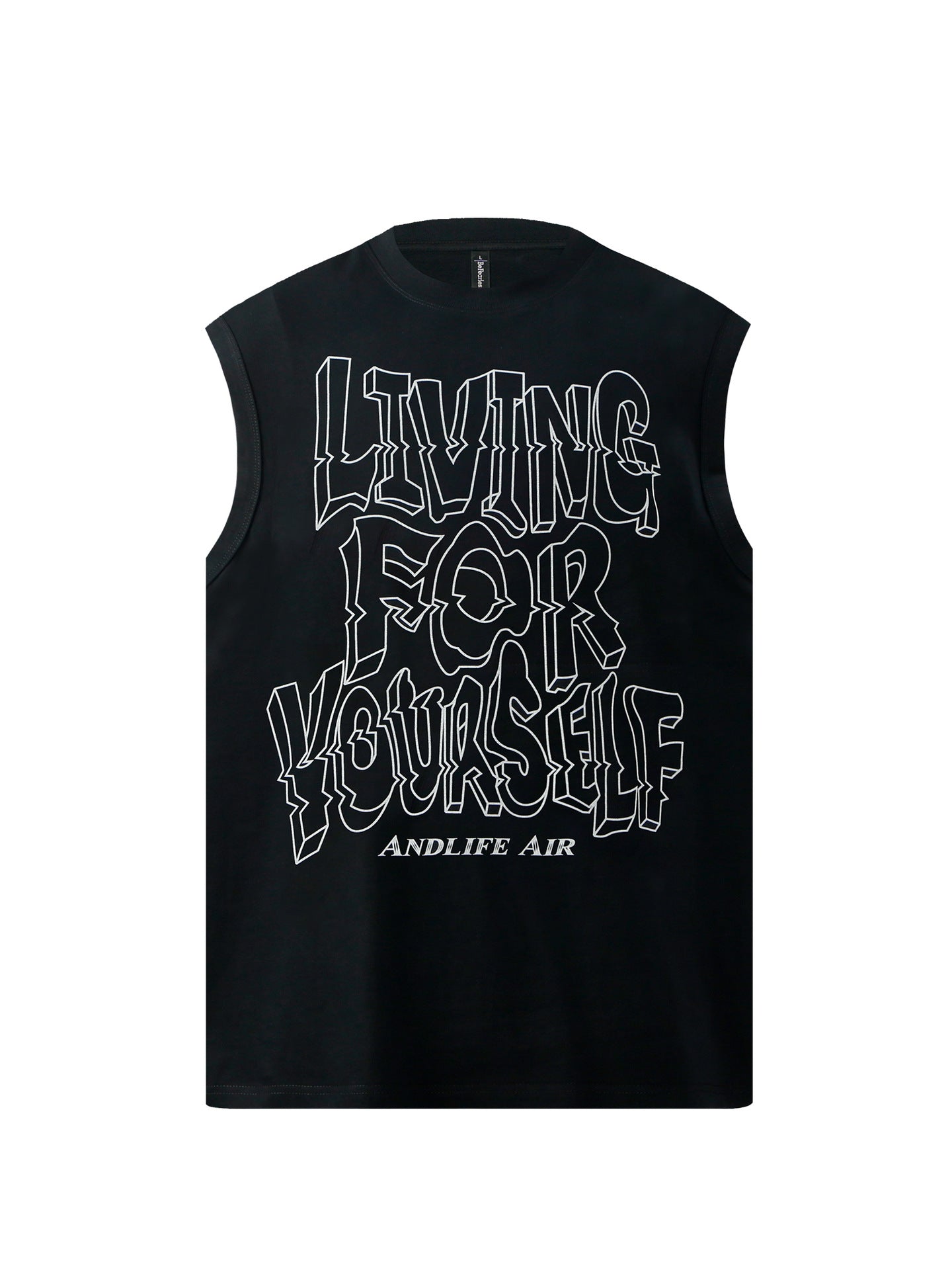 Graffiti Letter Sleeveless T-Shirt WN26272