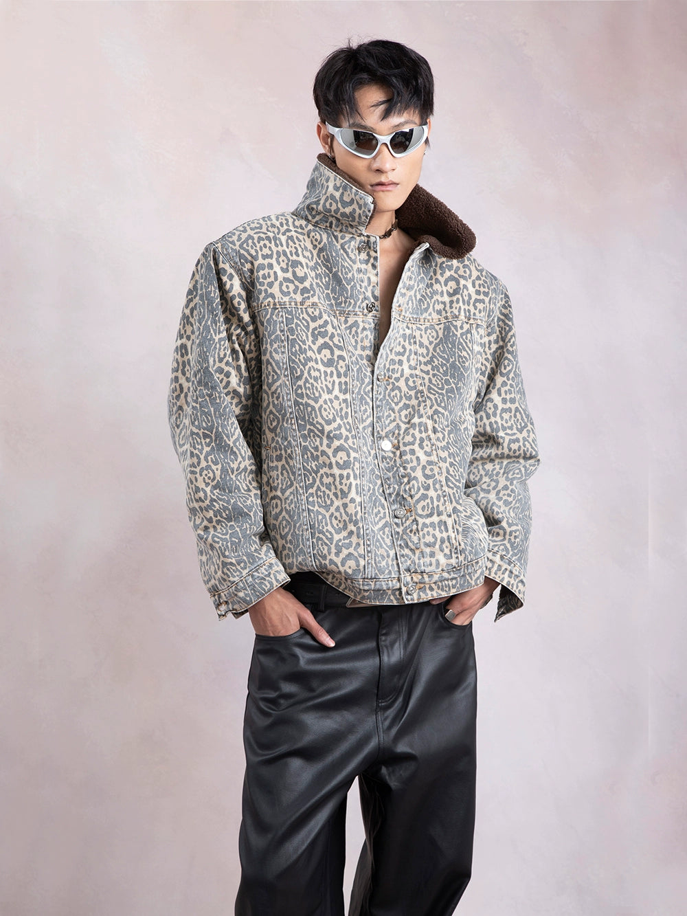 Leopard Reversible Boa Jacket WN9299