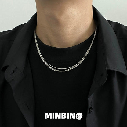 Layered Design Necklace WN19225