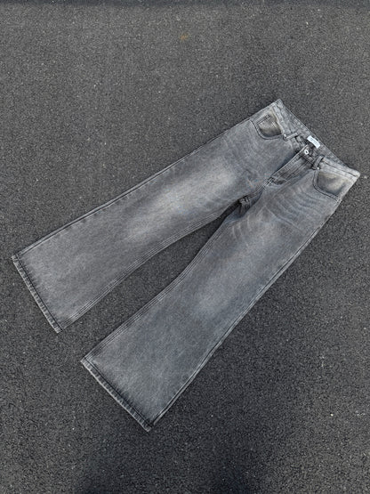 Washed Flare Denim Jeans WN23020