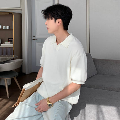 Cooling Tencel Linen Short Sleeve Polo Shirt WN20439