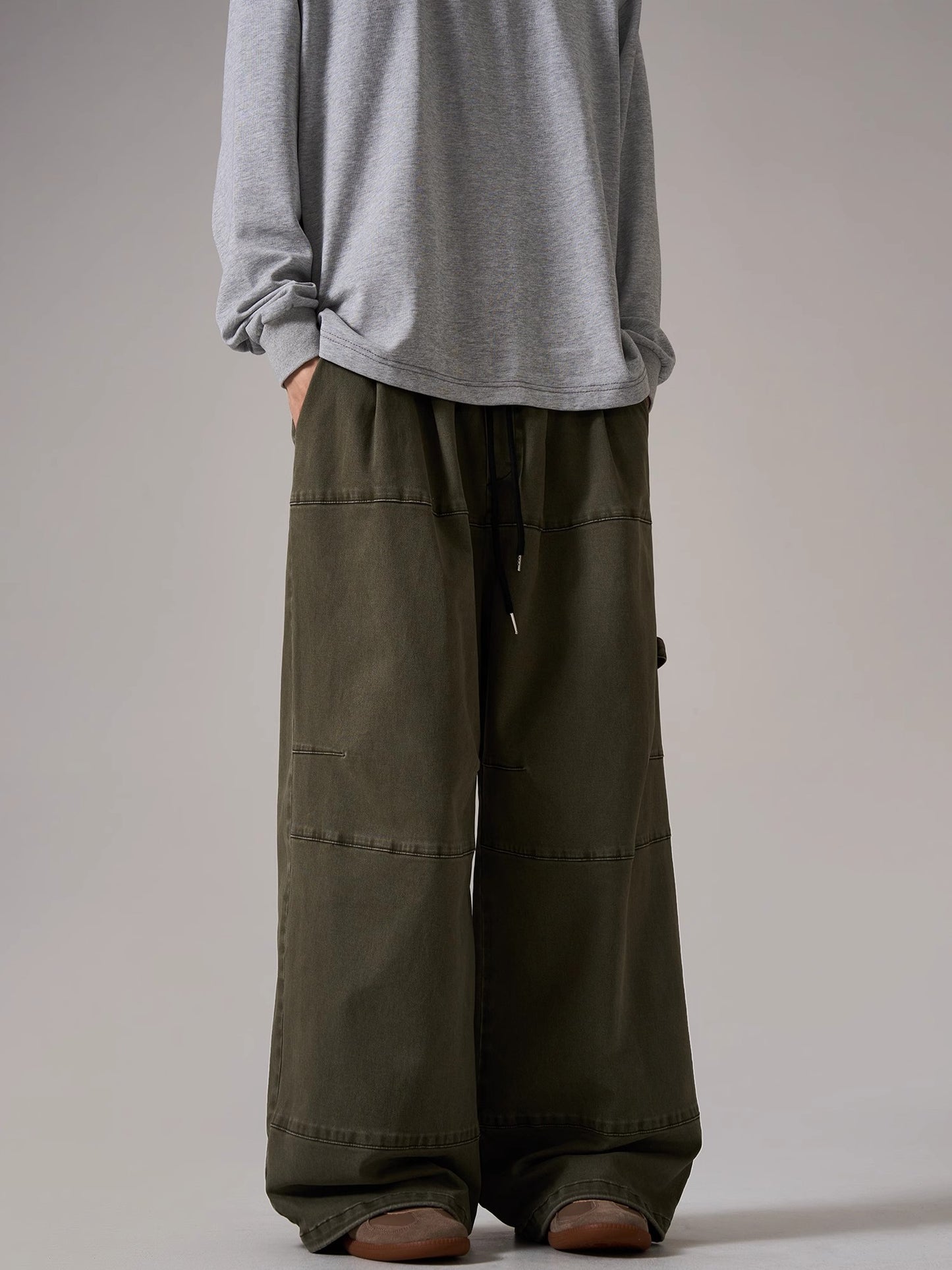 Wide Leg Cotton Pants WN8994