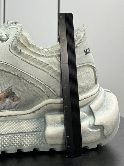 Panel Platform Chunky Sole Sneakers WN24632