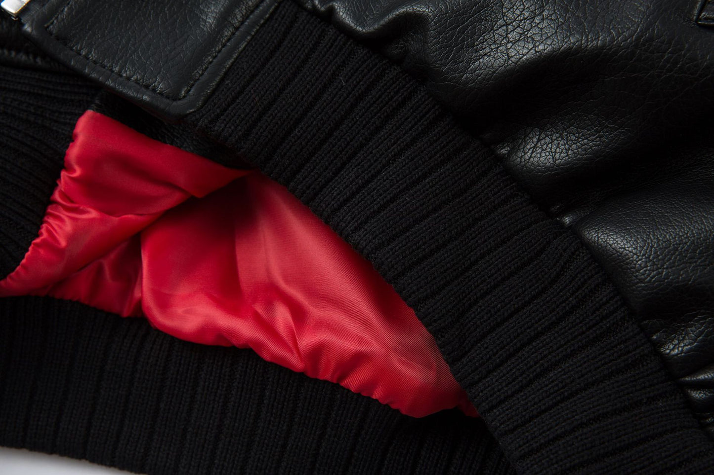 Boxy Oversize PU Leather Jacket WN23068