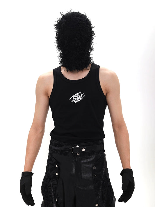 Metal Letter Design Tank Top WN18663