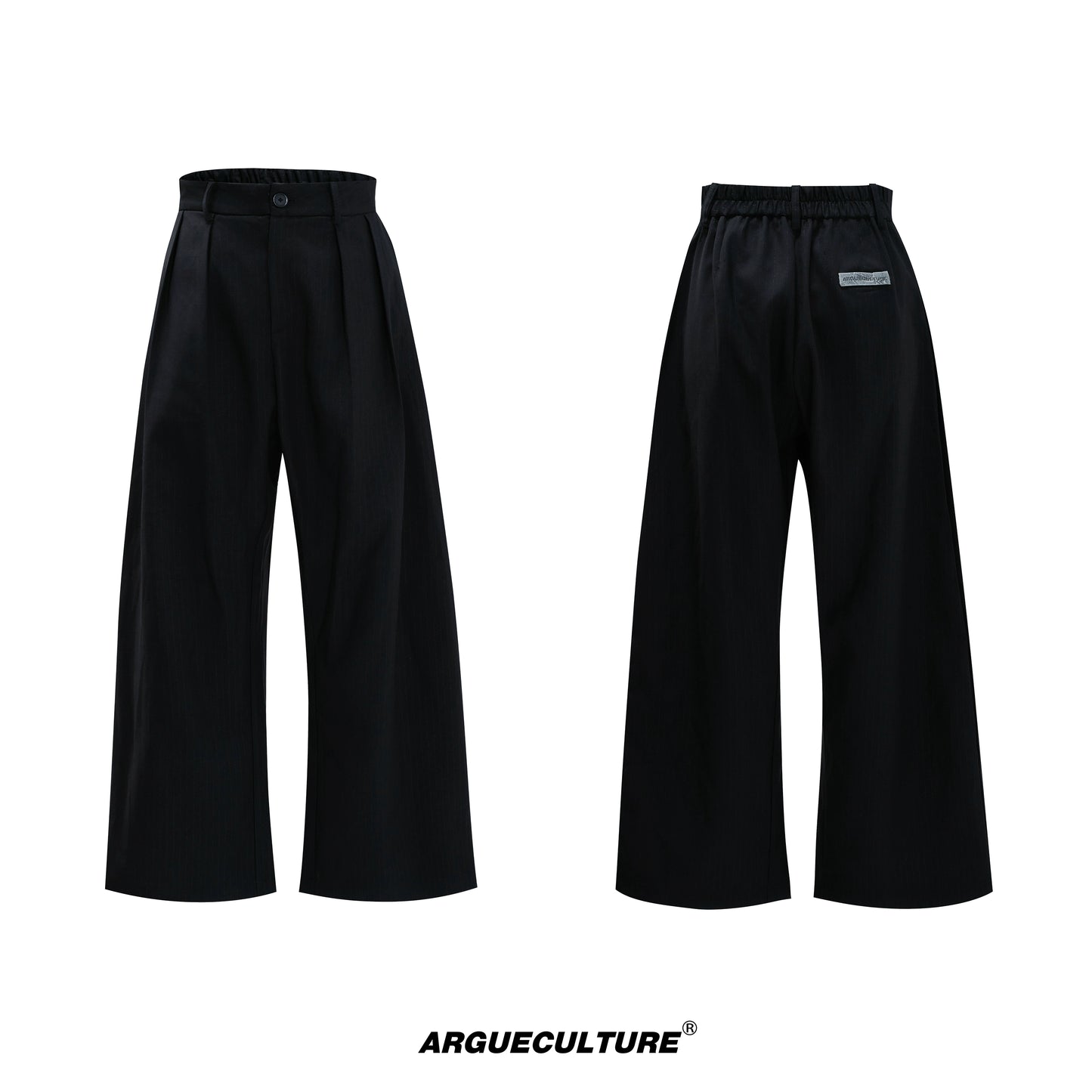 Pearl Chain Waist-Fitted Shoulder-Pad Double Layer Tailored Jacket & Trousers Setup WN21730