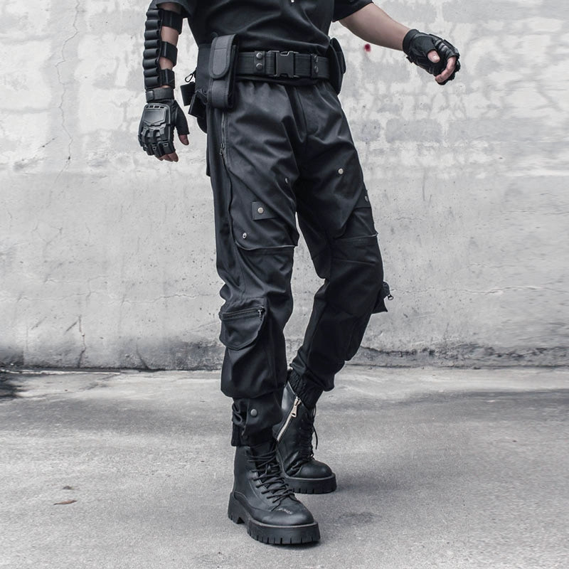 Functional Multi-Pocket Cuffed Cargo Pants WN22441