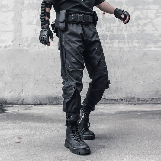 Functional Multi-Pocket Cuffed Cargo Pants WN22441