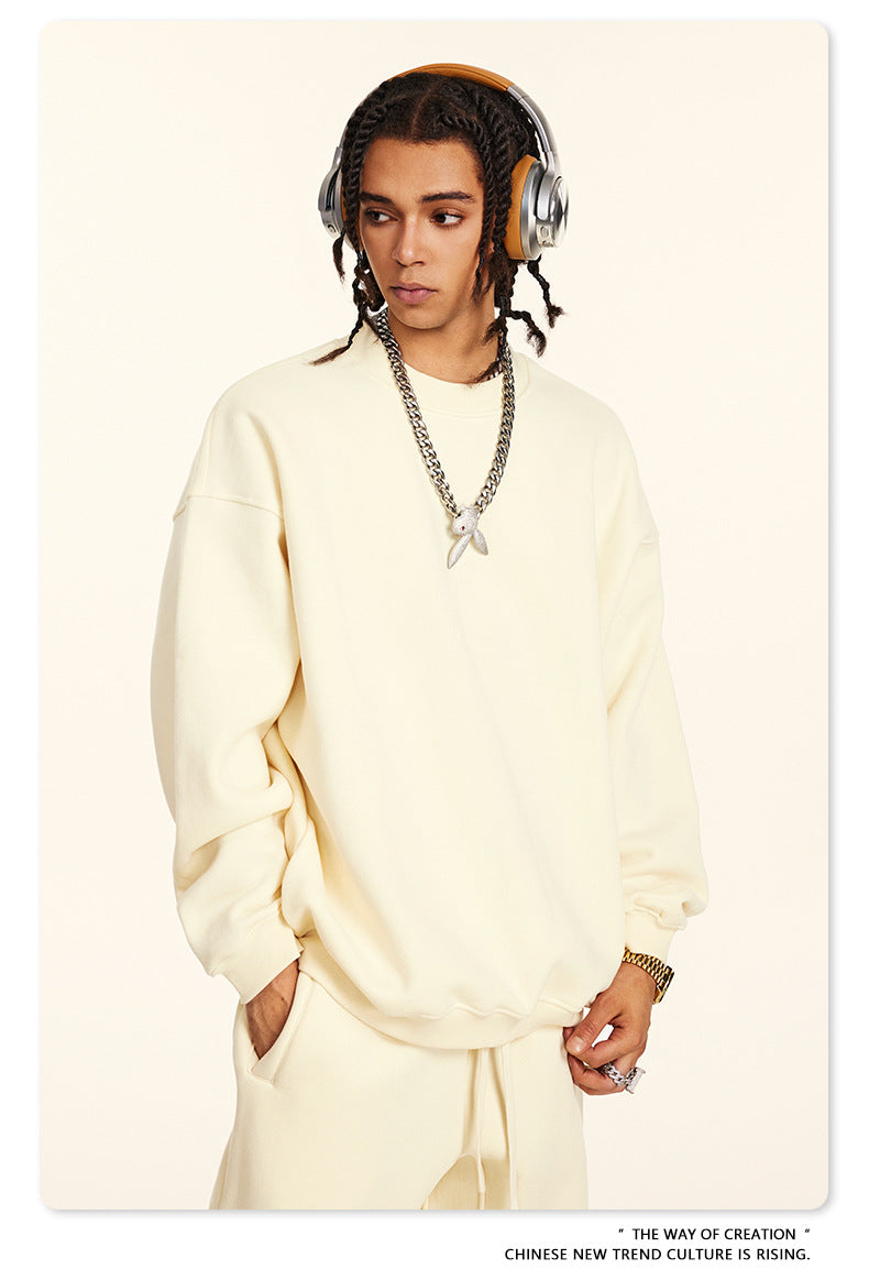 Fleece Lining Oversize Sweatshirt WN9928