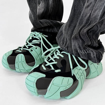 Chunky Sole Mesh Design Large Toe Shoes WN19184