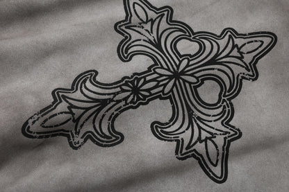 Washed Dirty Dye Zipper Hoodie WN23067