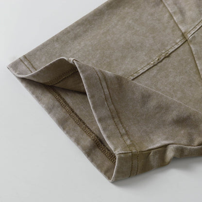 Heavy Wash Damage Short Sleeve T-Shirt WN14172