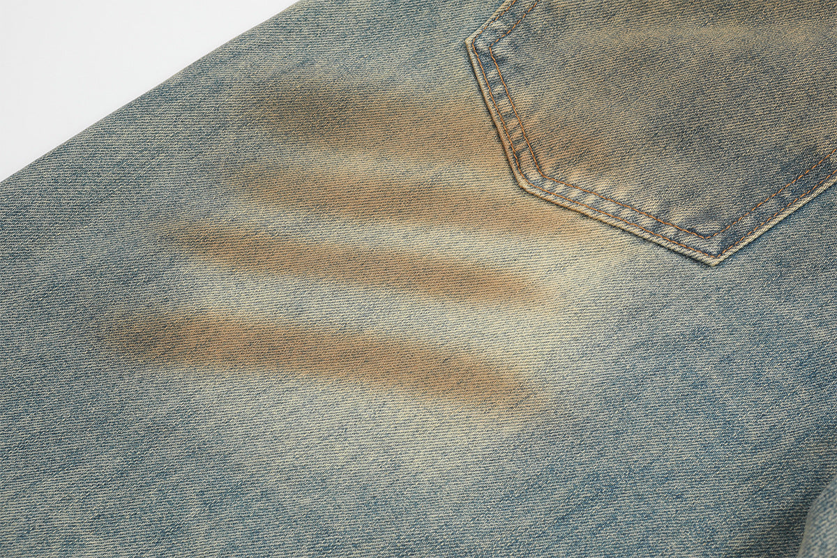Wash Straight Denim Jeans WN25602
