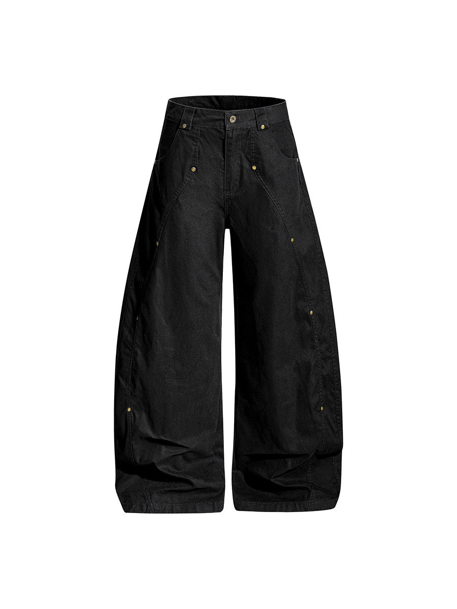 Panel Seam Wide Leg Pants WN24187
