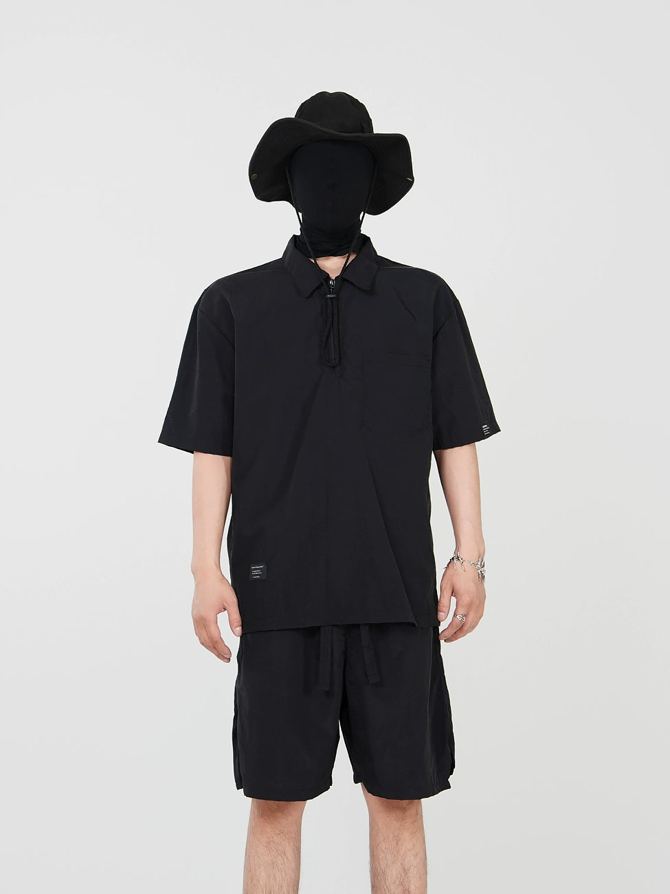 Lightweight Functional Short Sleeve T-Shirt & Quick-Dry Half Pants Setup WN17343