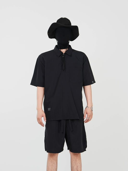 Lightweight Functional Short Sleeve T-Shirt & Quick-Dry Half Pants Setup WN17343