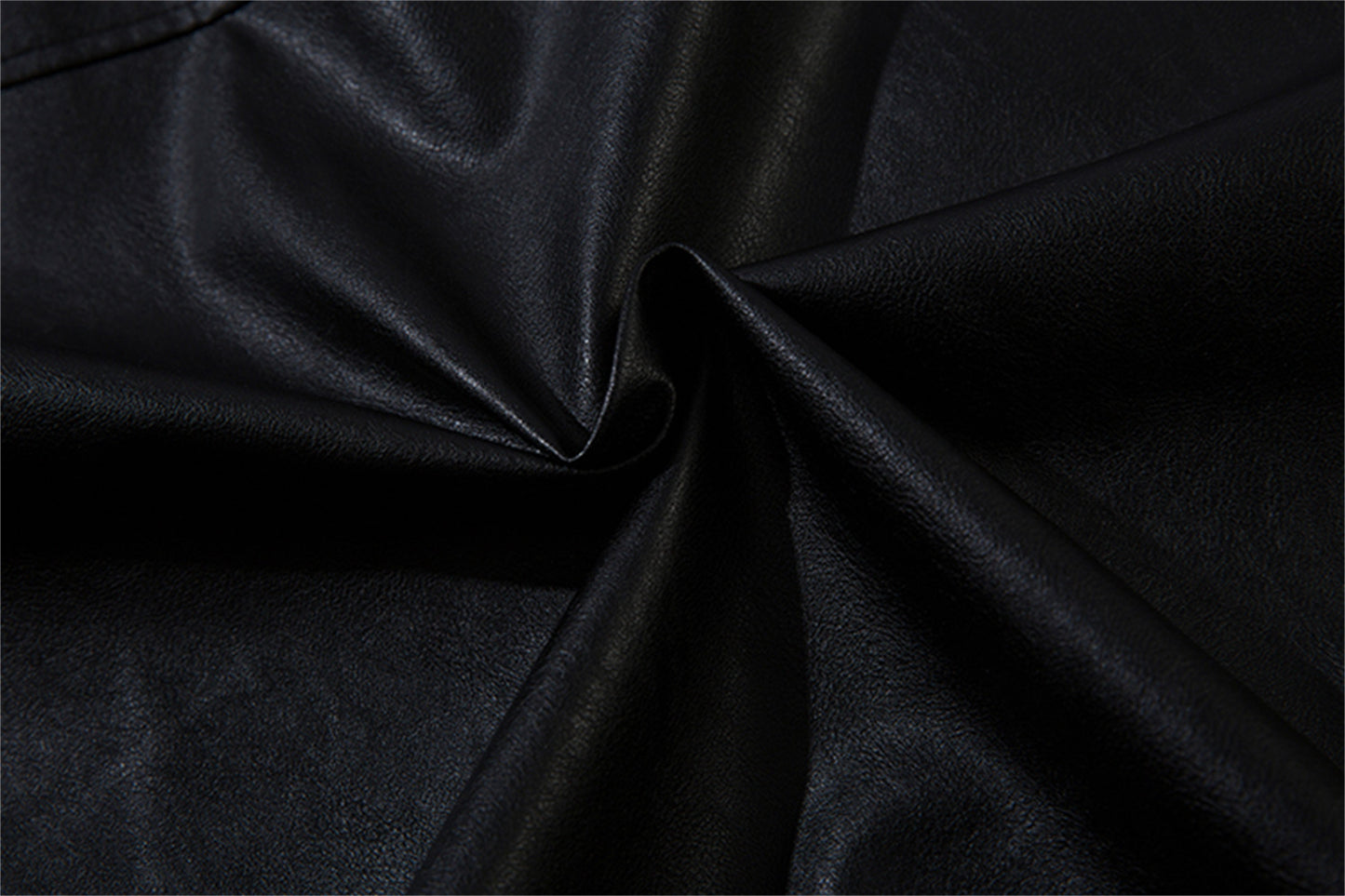 Fleece Lining PU Leather Jacket WN11487