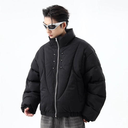 Short Stand-Neck Puffer Jacket WN10459