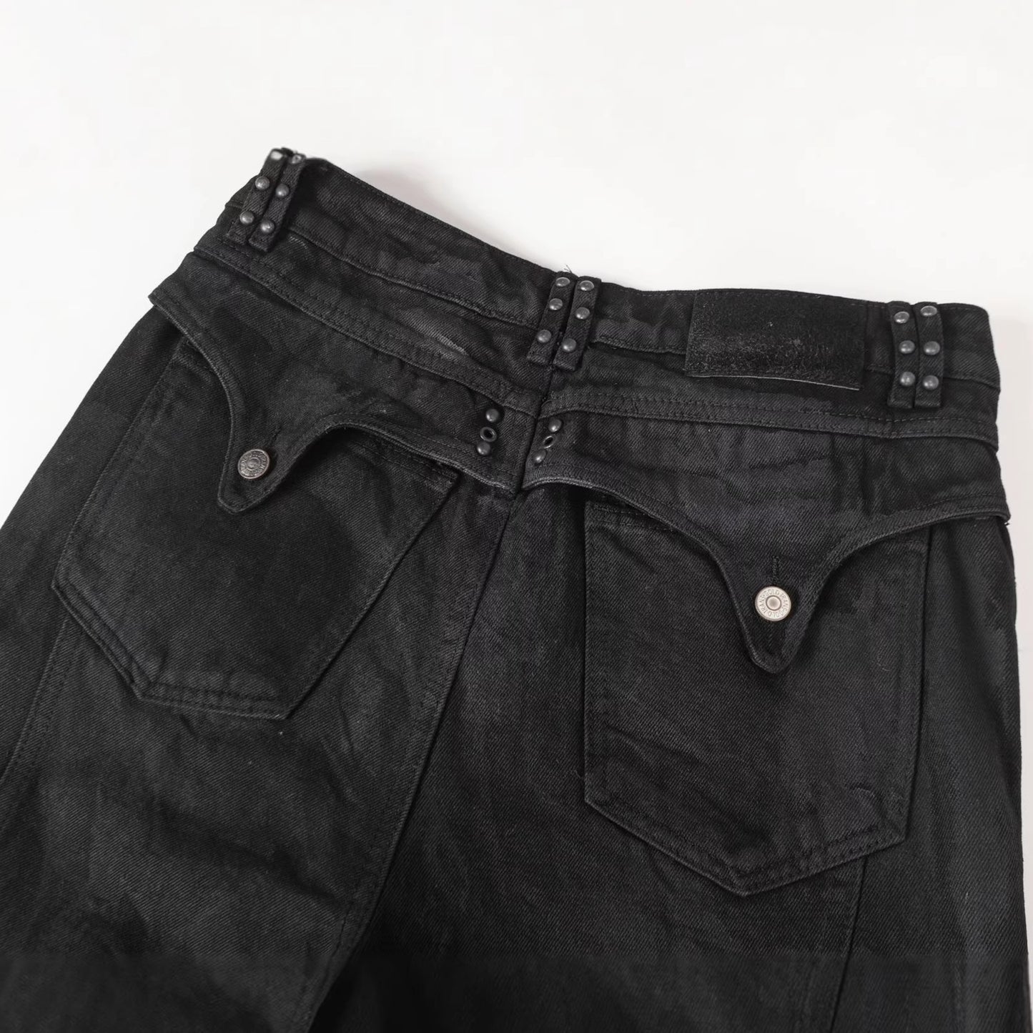 WN25666 Jiayiku 2026 new wasteland feng washed jeans tapered American street personality cleanfit floor-length pants WN25666
