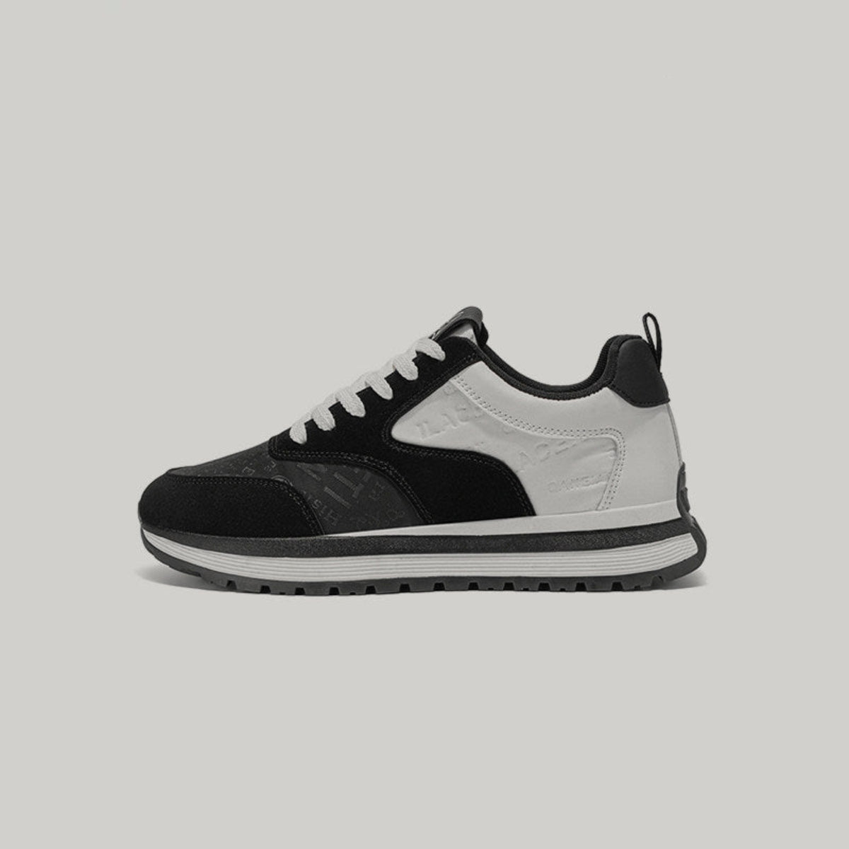 Color Block Platform Lace-Up Sneakers WN23494