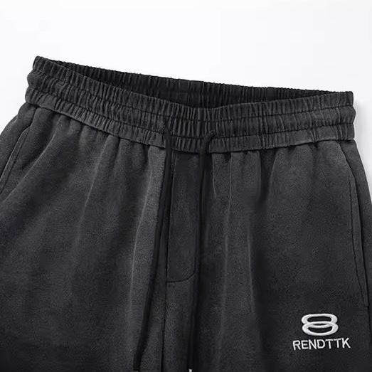 Gradient Drawstring Wide Leg Sweatpants WN25483
