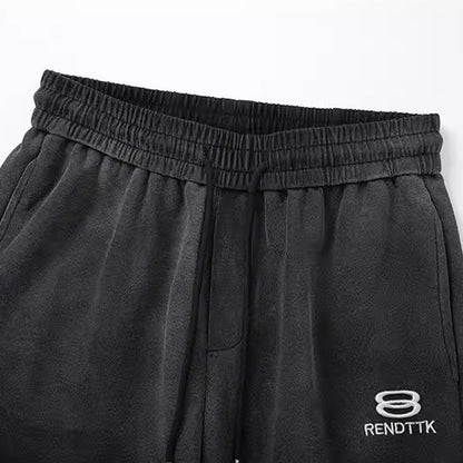 Gradient Drawstring Wide Leg Sweatpants WN25483